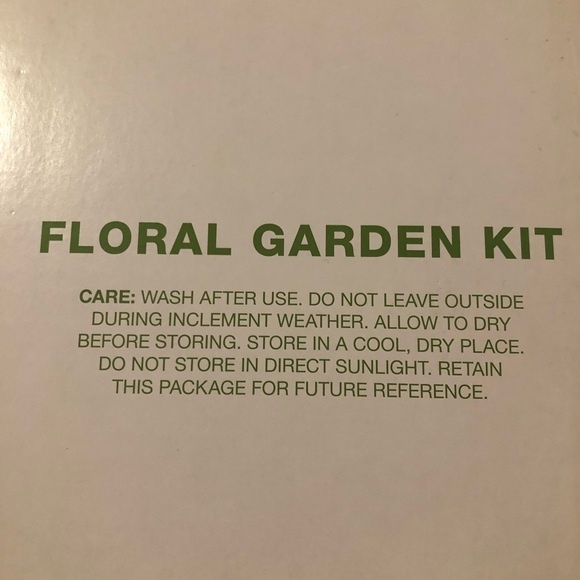 Garden Party  Floral Garden Kit 2 Pc Fork & Trowel Kit Floral Design Tools - Picture 5 of 7